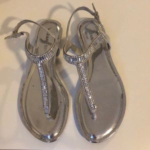 Gianni Bini silver sandals